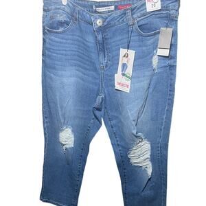 Celebrity Pink Mid Rise The Bestie GirlFriend 20 Distressed Jeans NWT